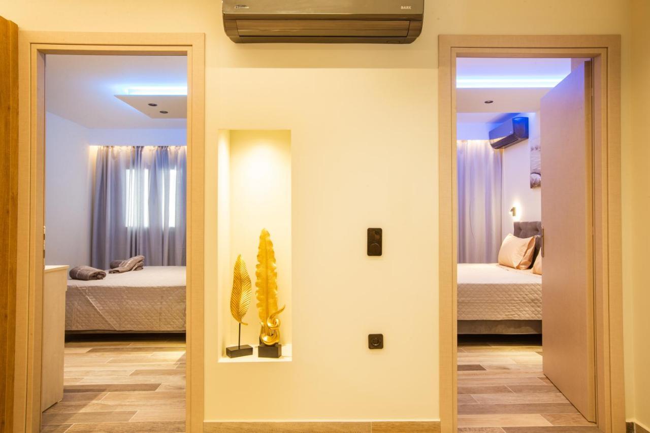 Black Rocks Family, Luxury Seafront Beach Maisonette 阿齐欧斯·贡多斯 外观 照片