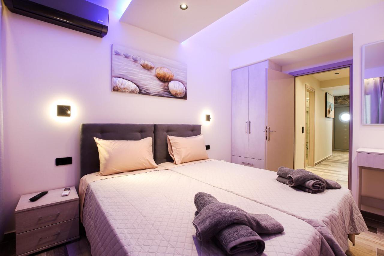 Black Rocks Family, Luxury Seafront Beach Maisonette 阿齐欧斯·贡多斯 外观 照片
